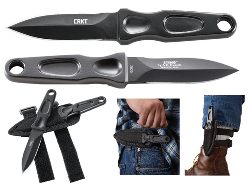 CRKT A.G. Russell “Sting” Boot Knife Fixed Blade