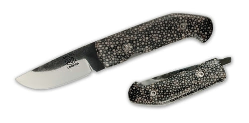 Citadel Polished Ray skin Saigon Folding Knife